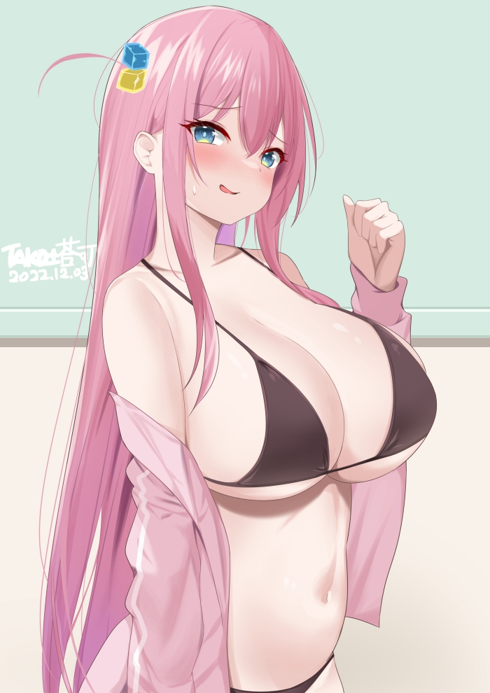 gotoh hitori (bocchi the rock!) drawn by ineedu041_tako