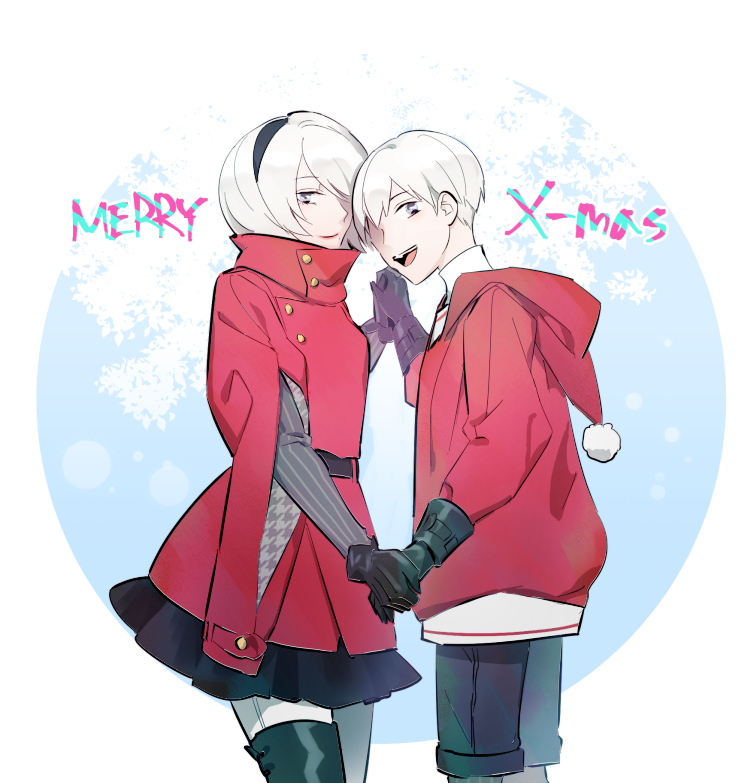 2b and 9s (nier and 1 more) drawn by ilvbgyeah
