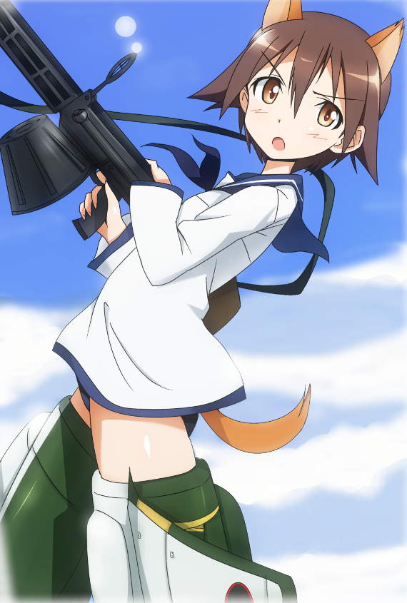 miyafuji yoshika (world witches series and 1 more) drawn by tokiani