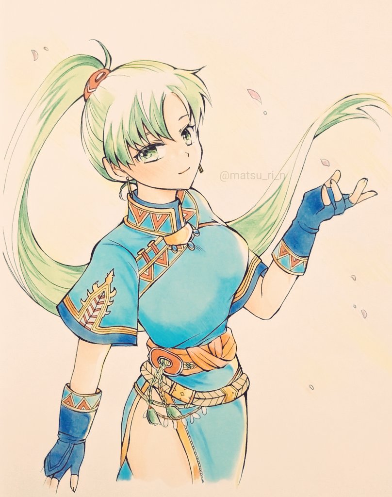 lyn (fire emblem and 1 more) drawn by chika_1