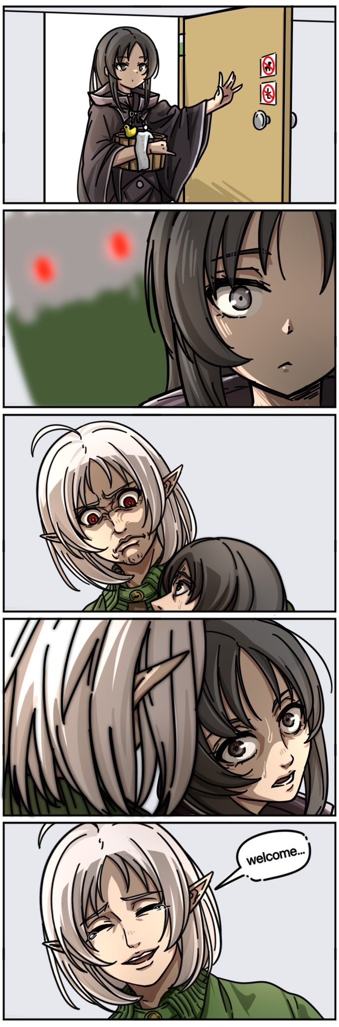 sylphiette and nanahoshi shizuka (shingeki no kyojin and 1 more) drawn by maohanabi