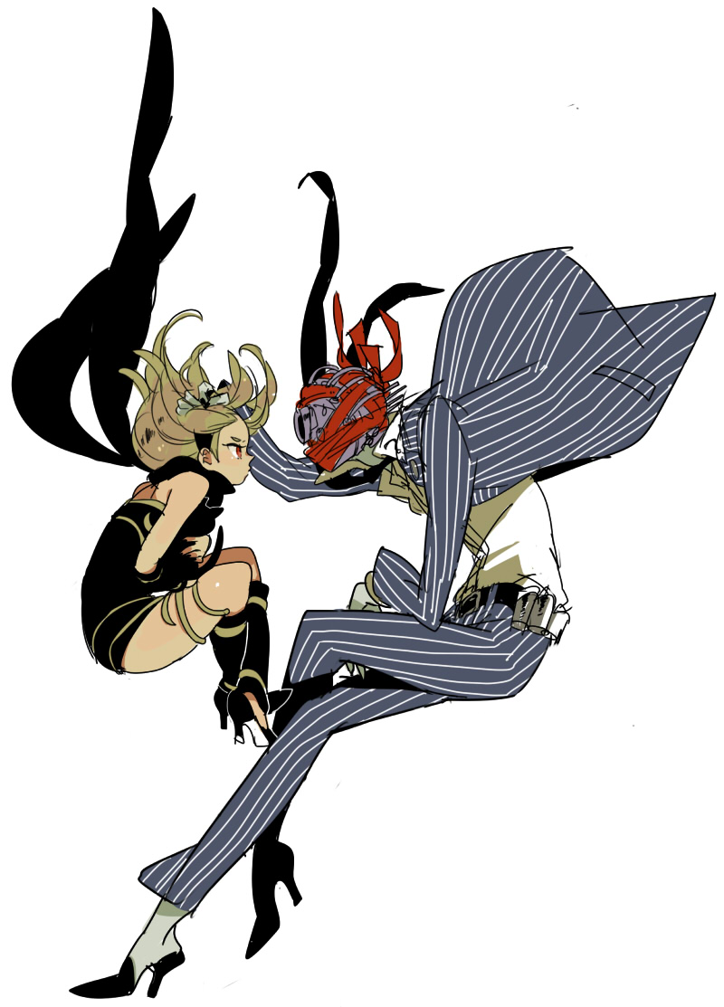 kitten, dusty, and alias (gravity daze) drawn by kinako_(marubotan)