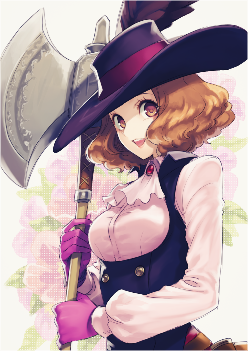 okumura haru and noir (persona and 1 more) drawn by enmto
