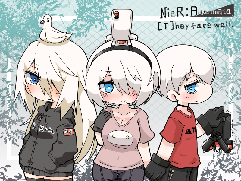 2b, 9s, and a2 (nier and 1 more) drawn by odabuts