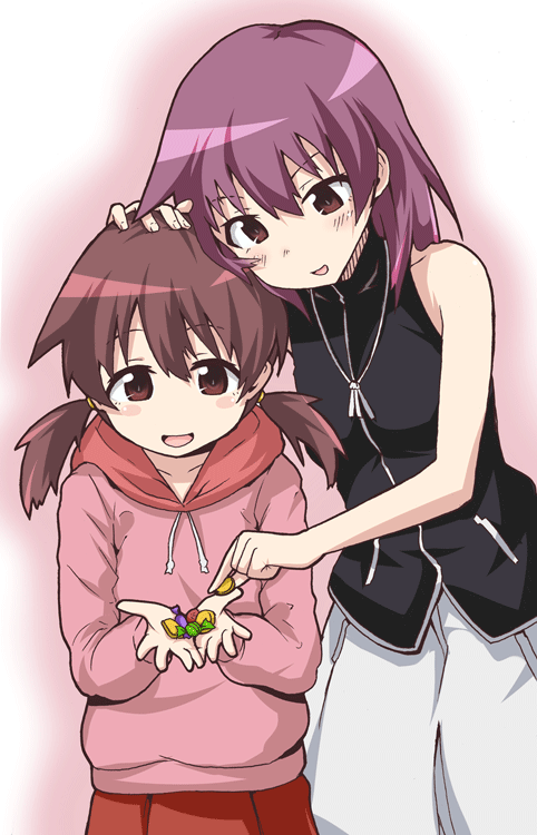 miyanaga saki and miyanaga teru (saki) drawn by aokaze_(mimi_no_uchi)