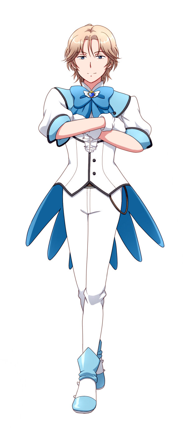 yufuin en and battle lover cerulean (binan koukou chikyuu bouei-bu love!) drawn by hoshizukuyo