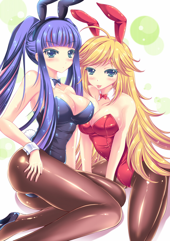 stocking and panty (panty & stocking with garterbelt) drawn by murasakio