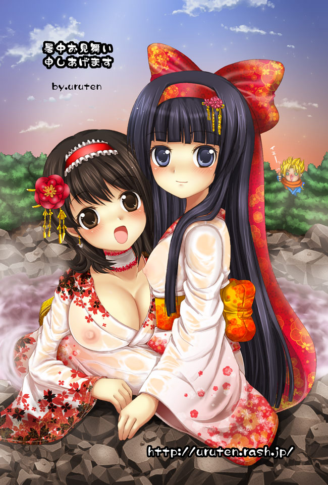 iroha, nakoruru, and galford d weller (samurai spirits) drawn by urute