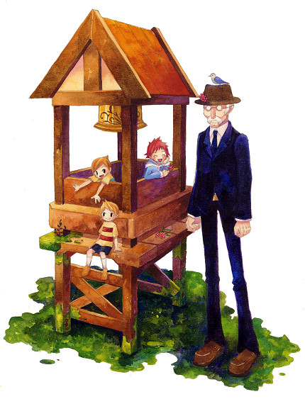lucas, kumatora, claus, and leder (mother and 1 more)