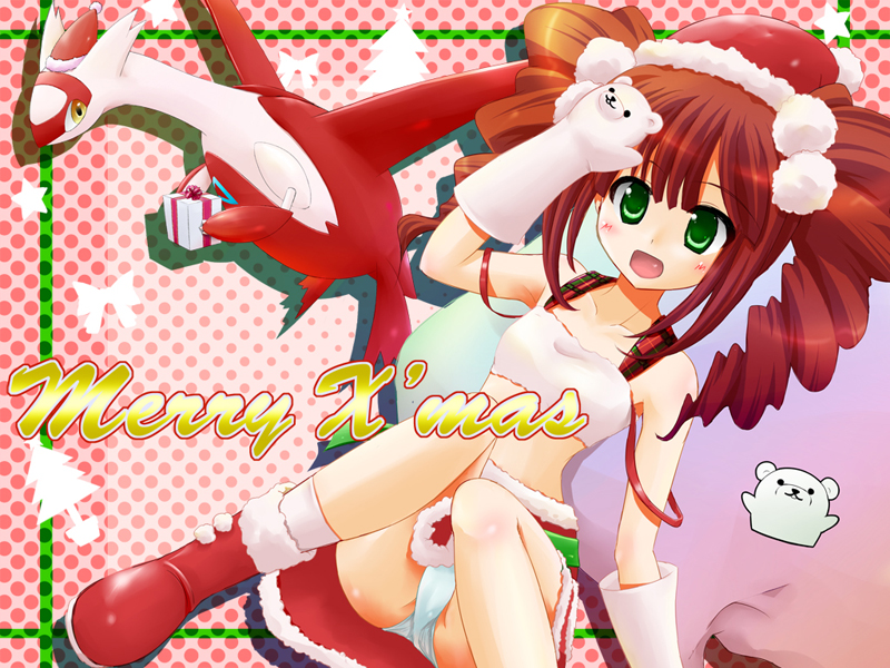 takatsuki yayoi and latias (pokemon and 3 more) drawn by tenjou_ryuka