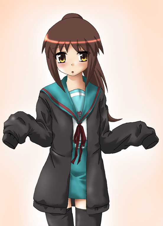kyonko (suzumiya haruhi no yuuutsu) drawn by hayashiya_zankurou