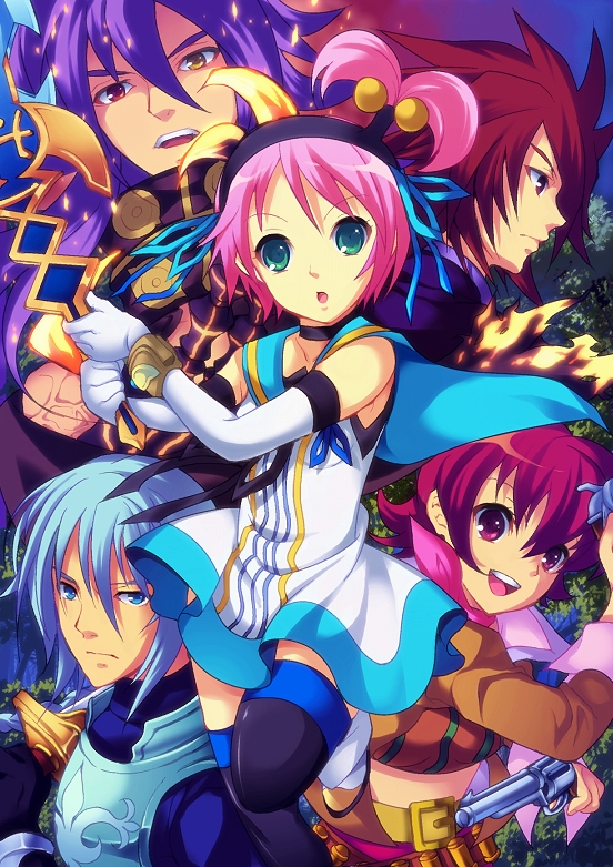 kratos aurion, iria animi, kanonno earhart, veigue lungberg, and goede (tales of and 5 more) drawn by enoo