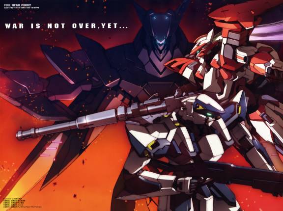 arx-7 arbalest, arx-8 laevatein, and plan-1055 belial (full metal panic!)