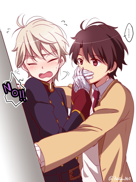 slaine troyard and kaizuka inaho (aldnoah.zero) drawn by kuroki_natsu