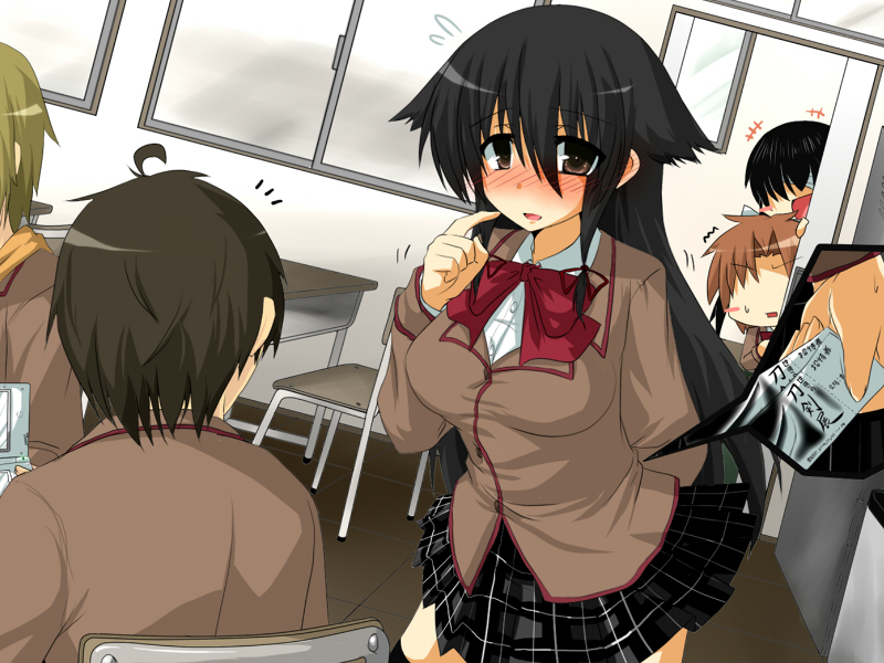 nakahara momoka, oohashi ren, and takanashi chizuru (original) drawn by goma_(gomasamune)
