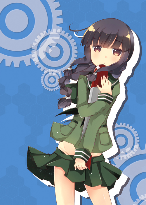 kitakami and kitakami kai (kantai collection) drawn by kurata_yumi