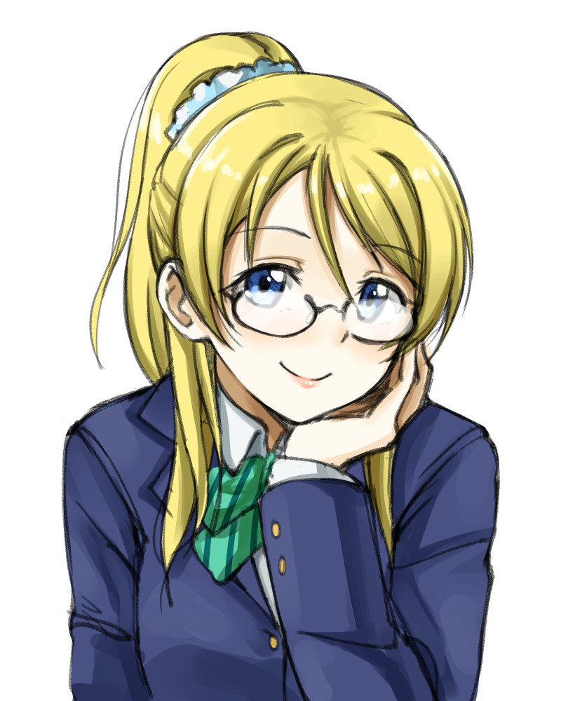 ayase eli (love live! and 1 more) drawn by pas_(paxiti)