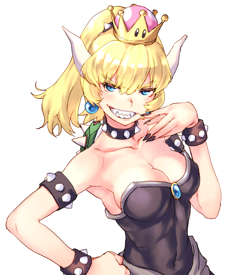 bowsette (mario and 1 more) drawn by raika9
