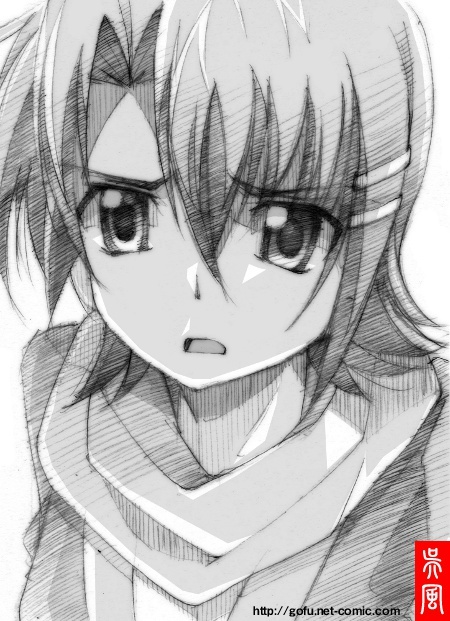 hattori junko (ichiban ushiro no daimaou) drawn by gofu