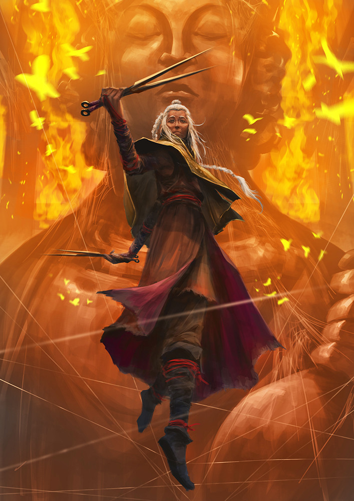 lady butterfly (sekiro: shadows die twice) drawn by draw_souls