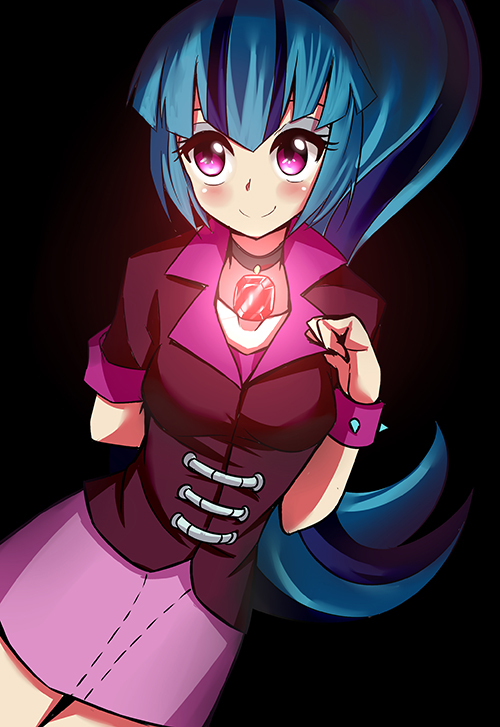 sonata dusk (my little pony and 2 more) drawn by caibao_return