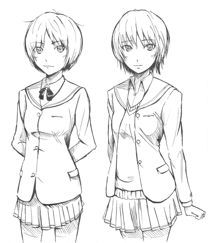 nanasaki ai and tachibana miya (amagami) drawn by lotus_west
