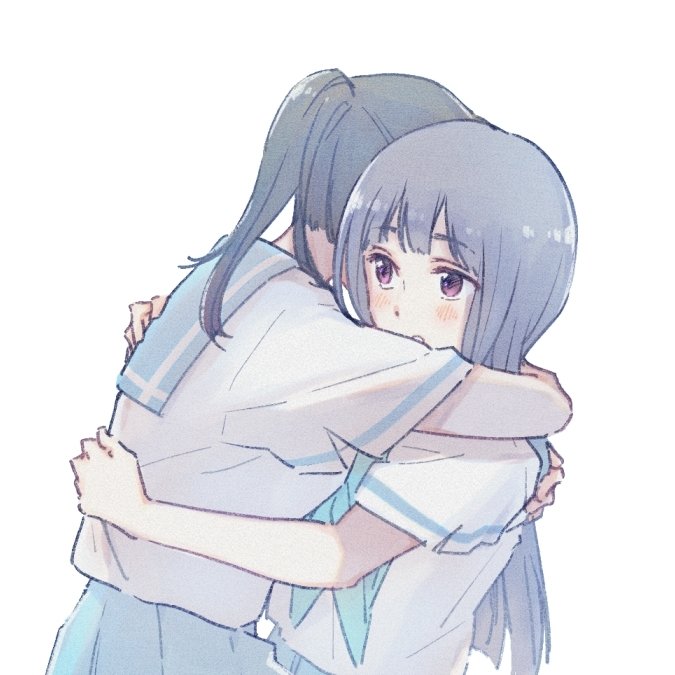 yoroizuka mizore and kasaki nozomi (hibike! euphonium and 1 more) drawn by 1kudamo1