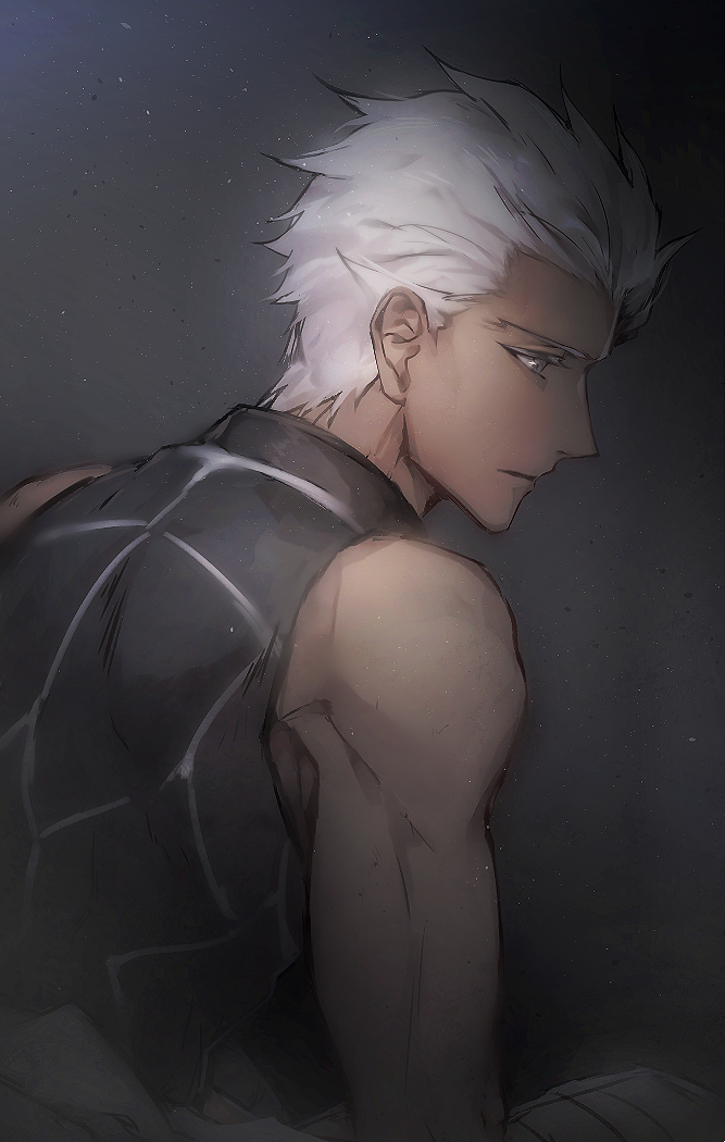 archer (fate and 1 more) drawn by h_sueun