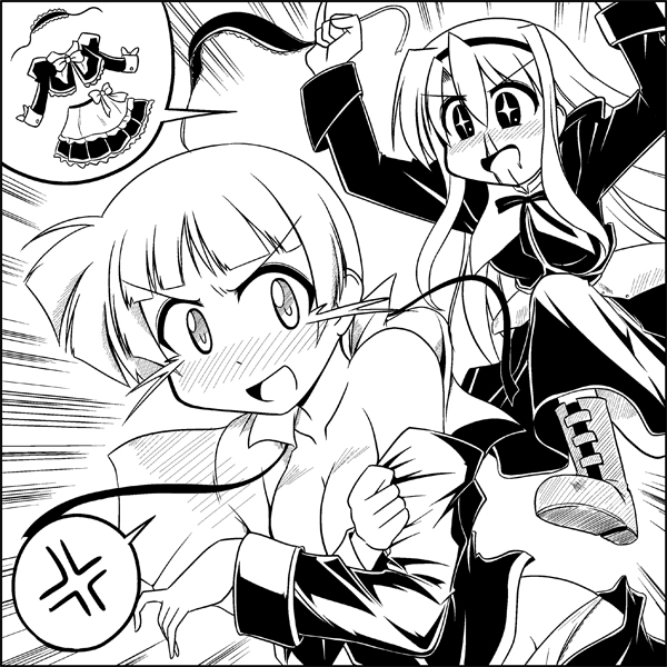 carim gracia and schach nouera (lyrical nanoha and 1 more) drawn by mitsuki_(mitsukitei)