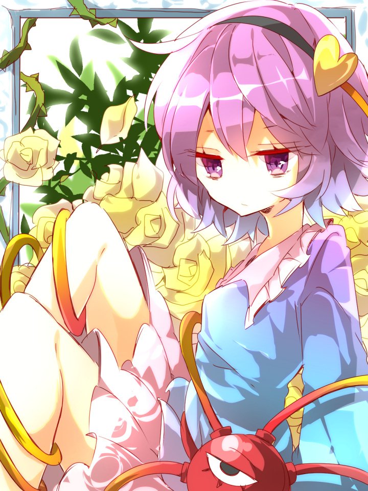 komeiji satori (touhou) drawn by nikorashi-ka