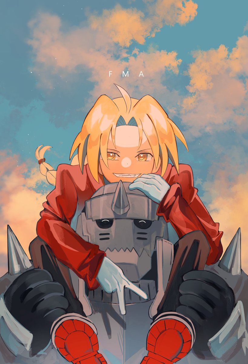 edward elric and alphonse elric (fullmetal alchemist) drawn by lyjee_chelly