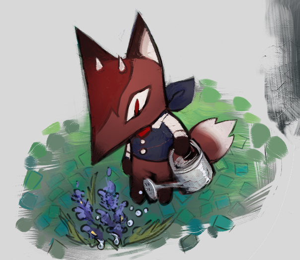 renard beauchene (original and 1 more) drawn by nat_the_lich
