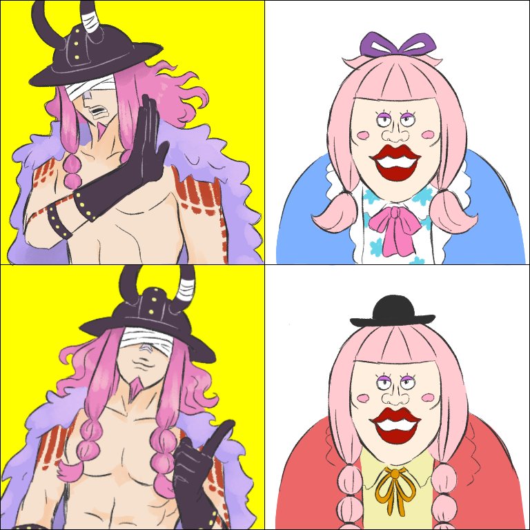 loki, charlotte chiffon, and lola (one piece) drawn by cyu_se