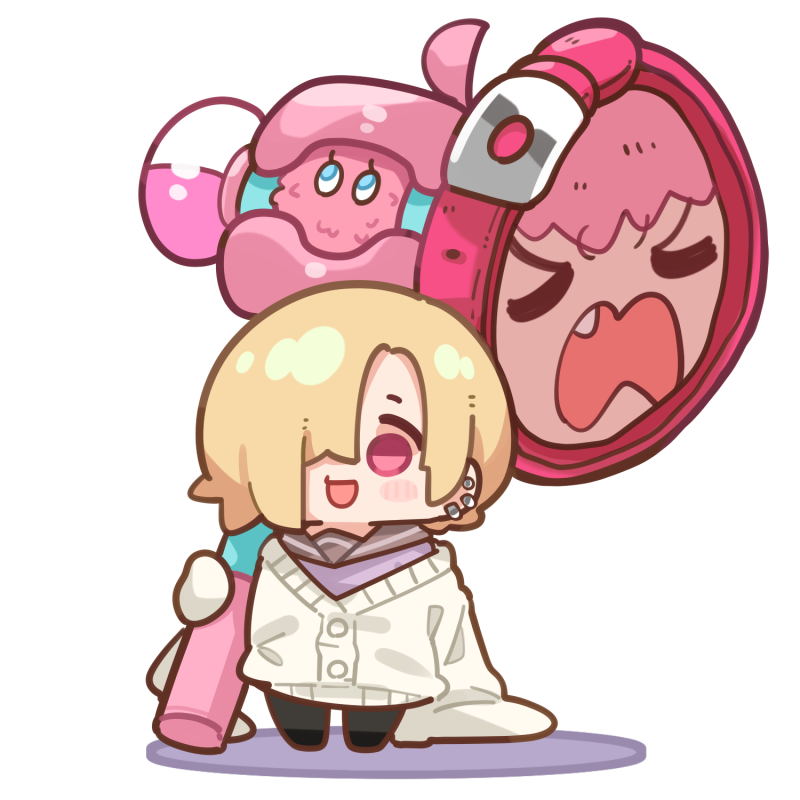 yumemi riamu, shirasaka koume, and tinkaton (pokemon and 2 more) drawn by takato_kurosuke