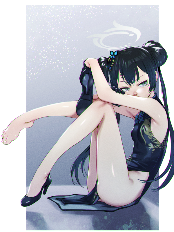 kisaki (blue archive) drawn by soon_(c-u-soon)
