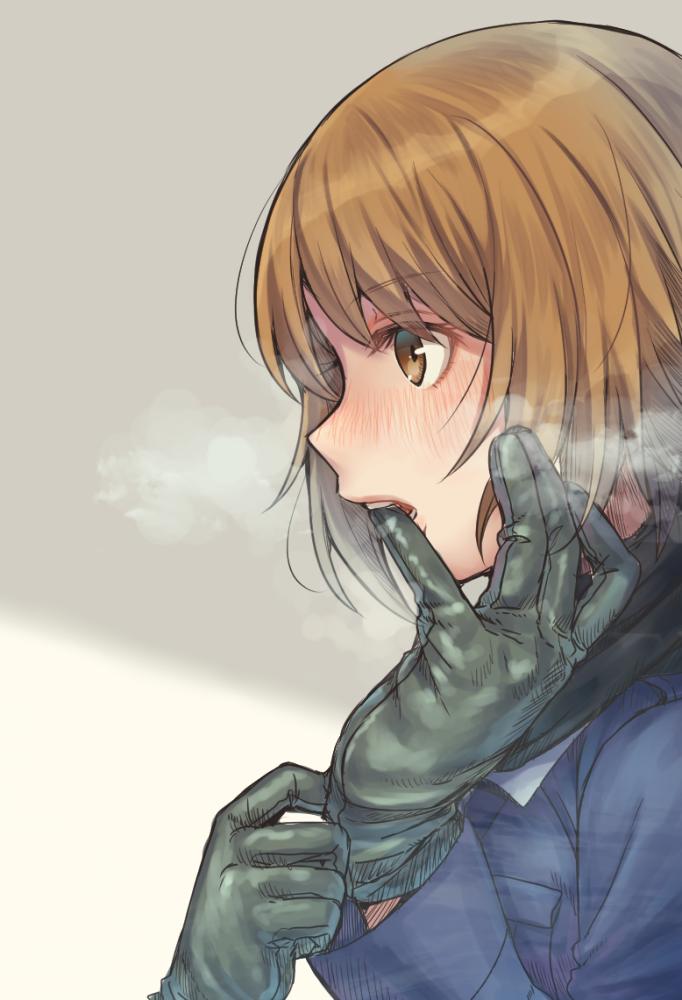 nishizumi miho (girls und panzer) drawn by totonii_(totogoya)