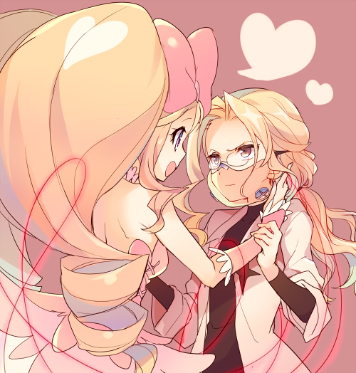 harime nui and iori shirou (kill la kill) drawn by chinako_(pixiv)