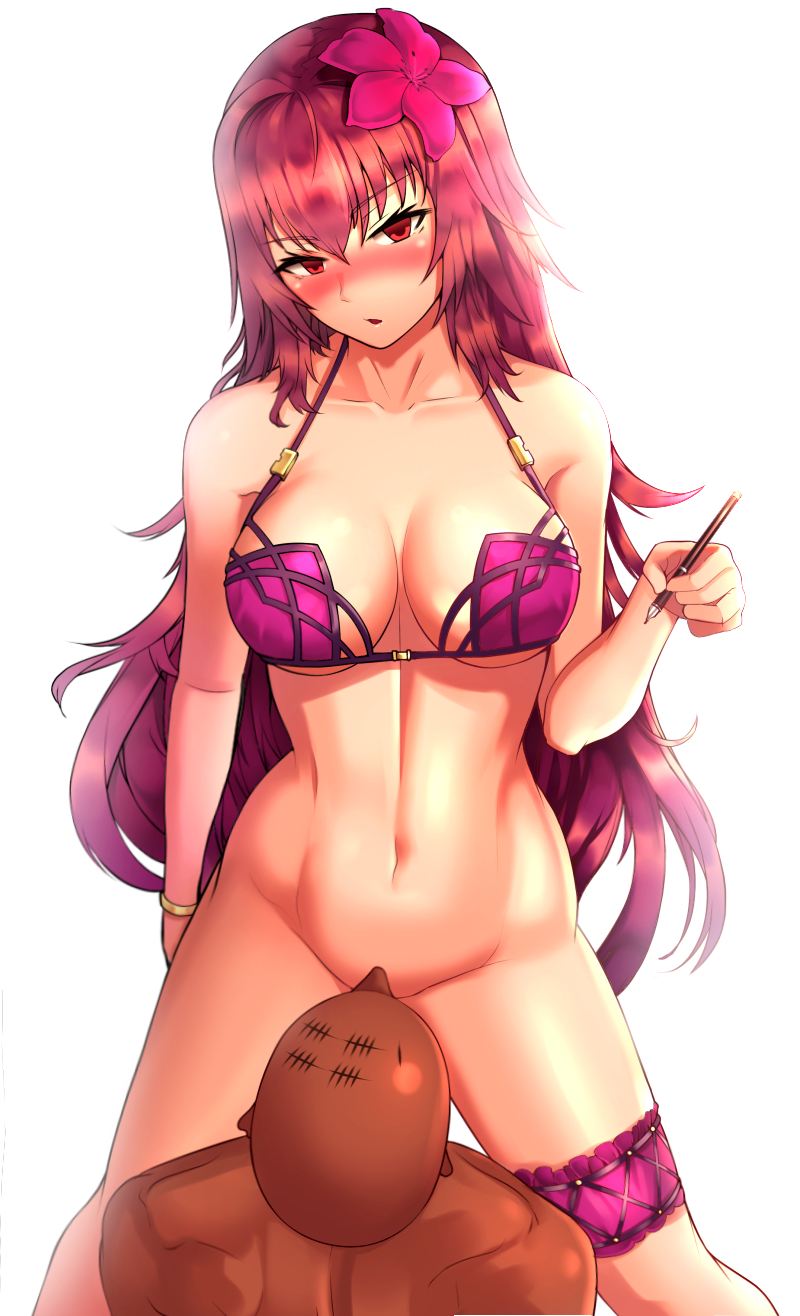 scathach (fate and 1 more) drawn by clyde_s