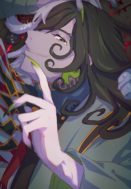 ashiya douman (fate and 1 more) drawn by waterstaring