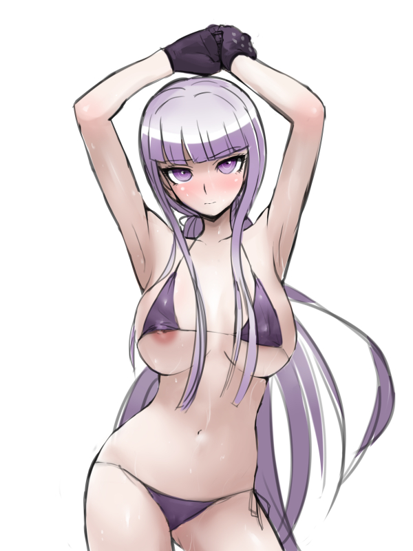kirigiri kyoko (danganronpa and 2 more) drawn by akisora