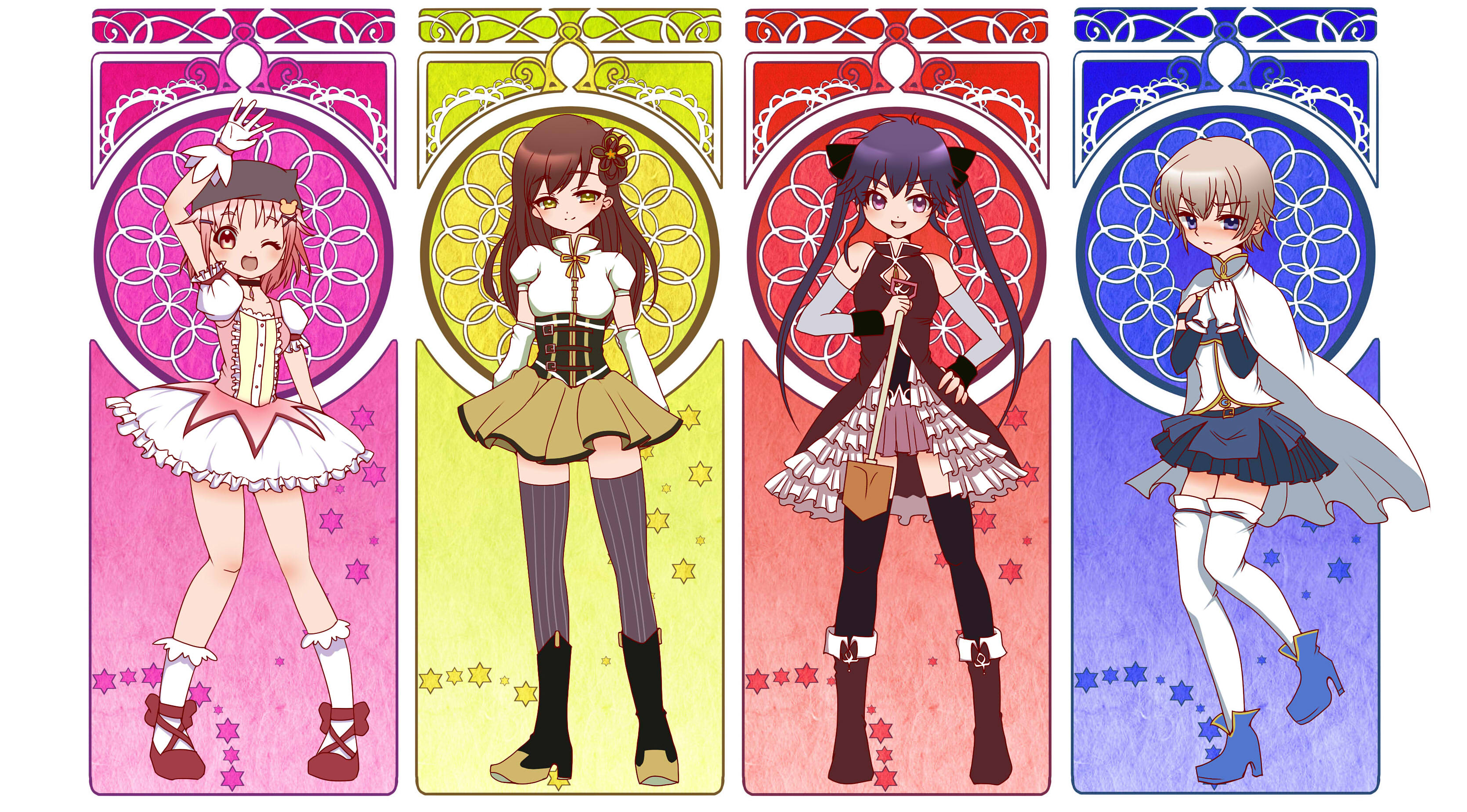 Kaname Madoka Miki Sayaka Sakura Kyouko Tomoe Mami Ebisuzawa Kurumi And 3 More Mahou Shoujo Madoka Magica And 3 More Drawn By Lunarose Danbooru Kaname Madoka Miki Sayaka Sakura Kyouko Tomoe Mami Ebisuzawa Kurumi And 3 More Mahou Shoujo Madoka Magica And 3 More Drawn By Lunarose Danbooru