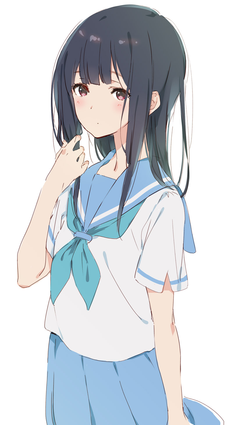 yoroizuka mizore (hibike! euphonium and 1 more) drawn by kawata_hisashi