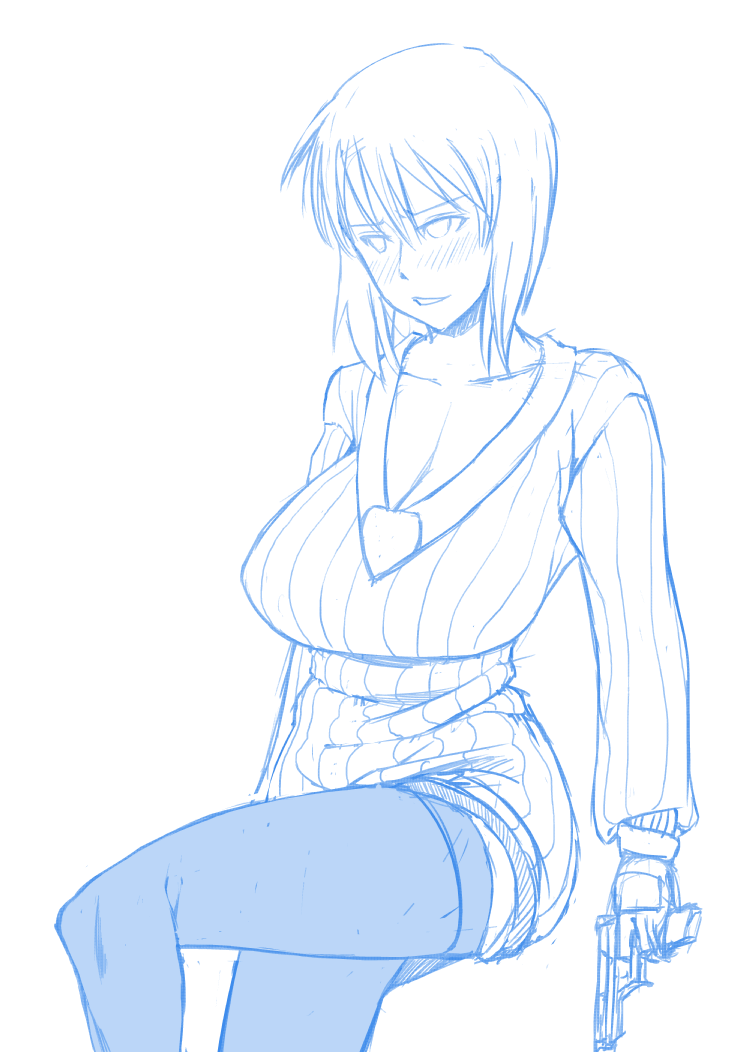 kusanagi motoko (ghost in the shell) drawn by maydrawfag