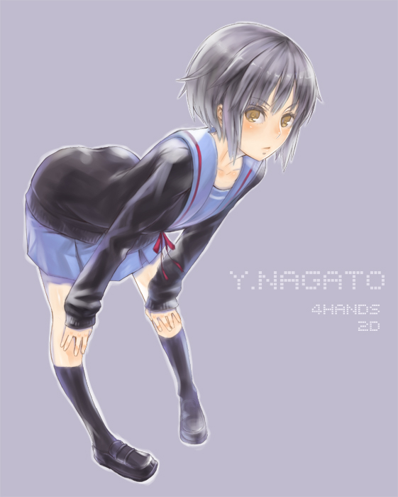 nagato yuki (suzumiya haruhi no yuuutsu) drawn by nidy
