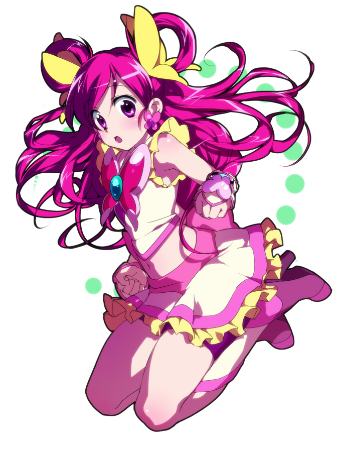 yumehara nozomi and cure dream (precure and 1 more) drawn by booch