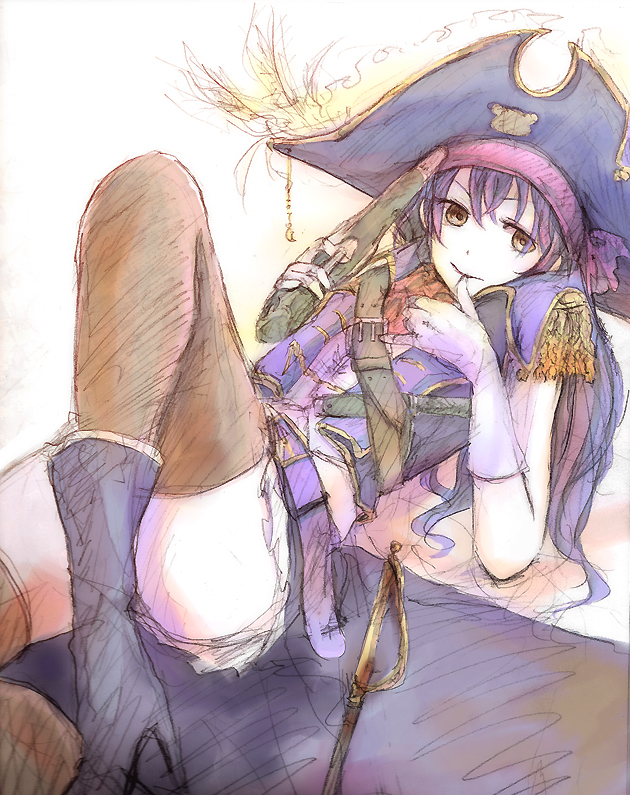 sonoda umi (love live! and 1 more) drawn by ast