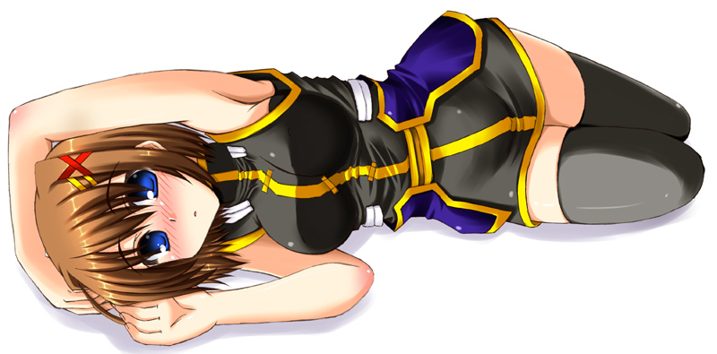 yagami hayate (lyrical nanoha and 2 more) drawn by lask