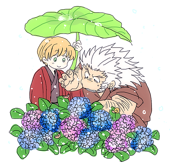 shalnark and uvogin (hunter x hunter) drawn by hanba_guyokota