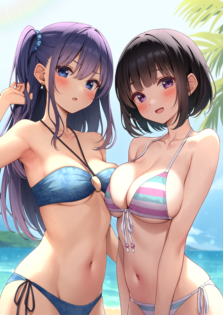 inoue yurina and rakugaki-chan (original) drawn by karutamo
