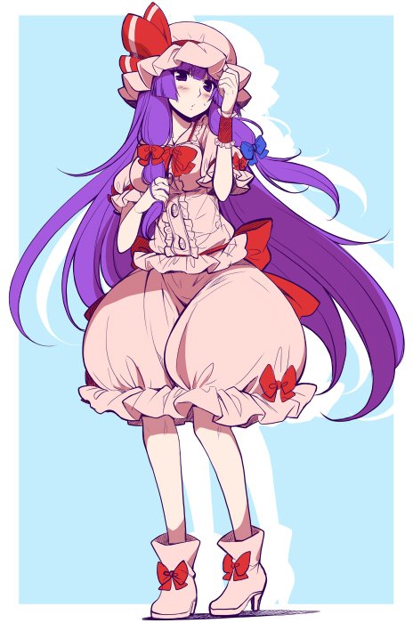 remilia scarlet and patchouli knowledge (touhou) drawn by eichi_yuu